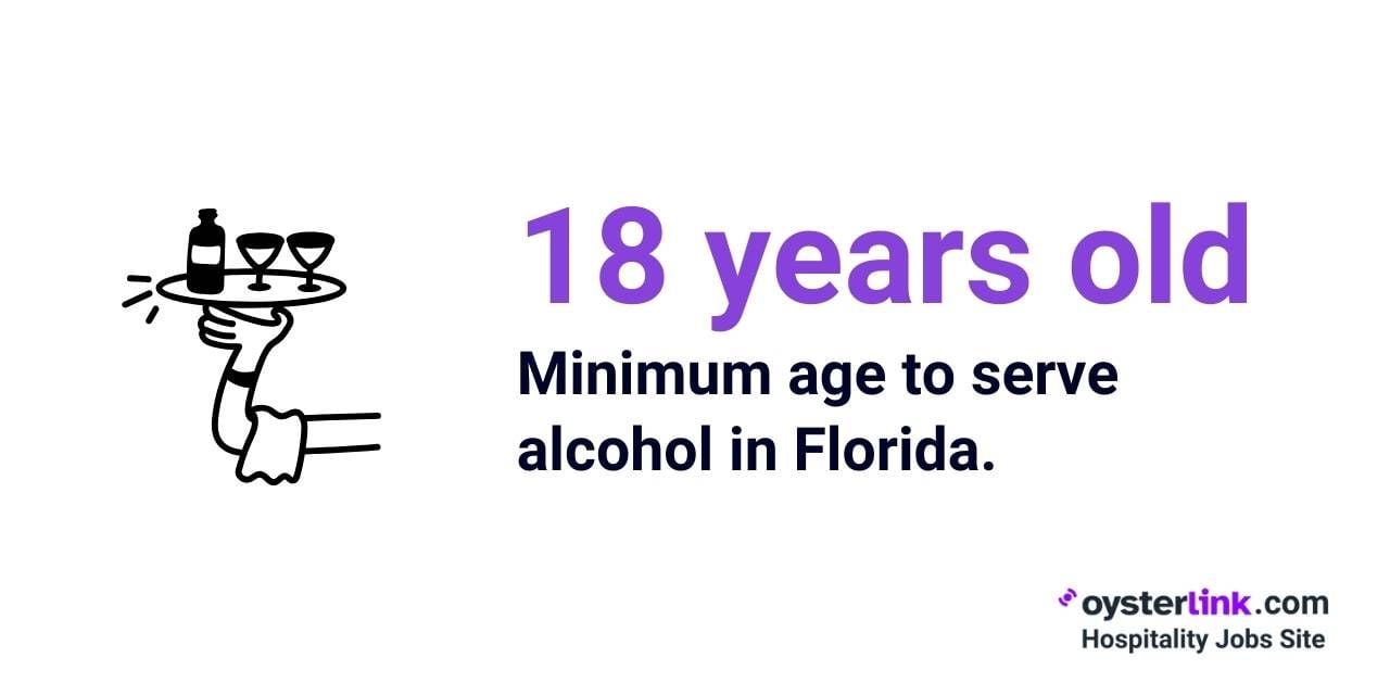 min age to serve alcohol in florida